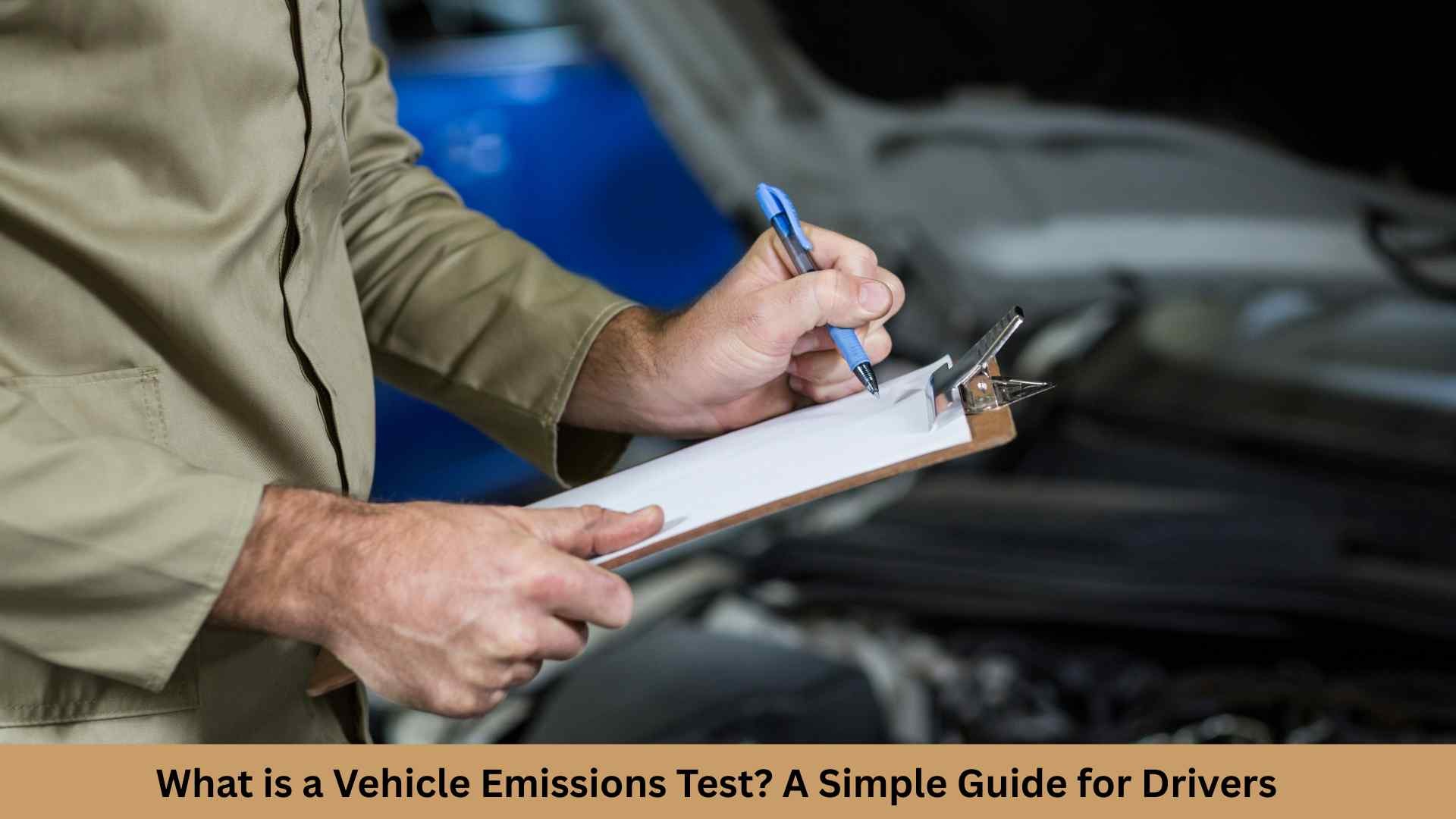 What is a Vehicle Emissions Test? A Simple Guide for Drivers