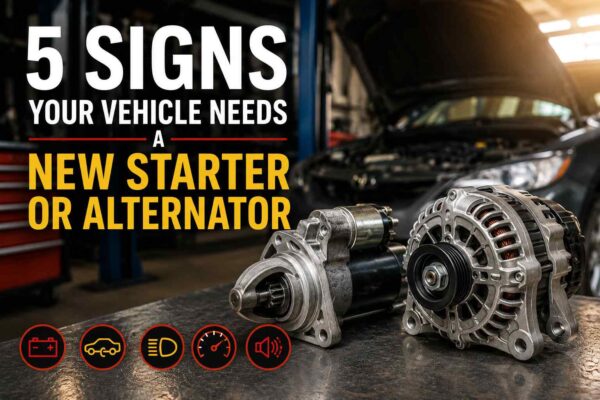 5 Signs Your Vehicle Needs a New Starter or Alternator