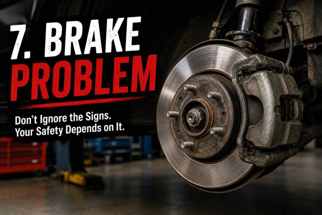 7. Brake Problems