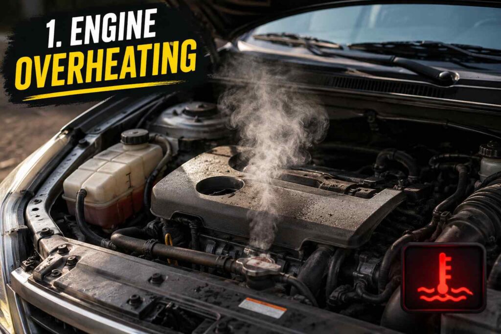 1. Engine Overheating