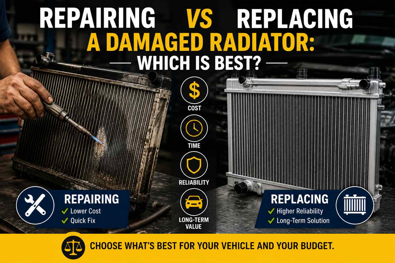 Repairing vs Replacing a Damaged Radiator: Which is Best?