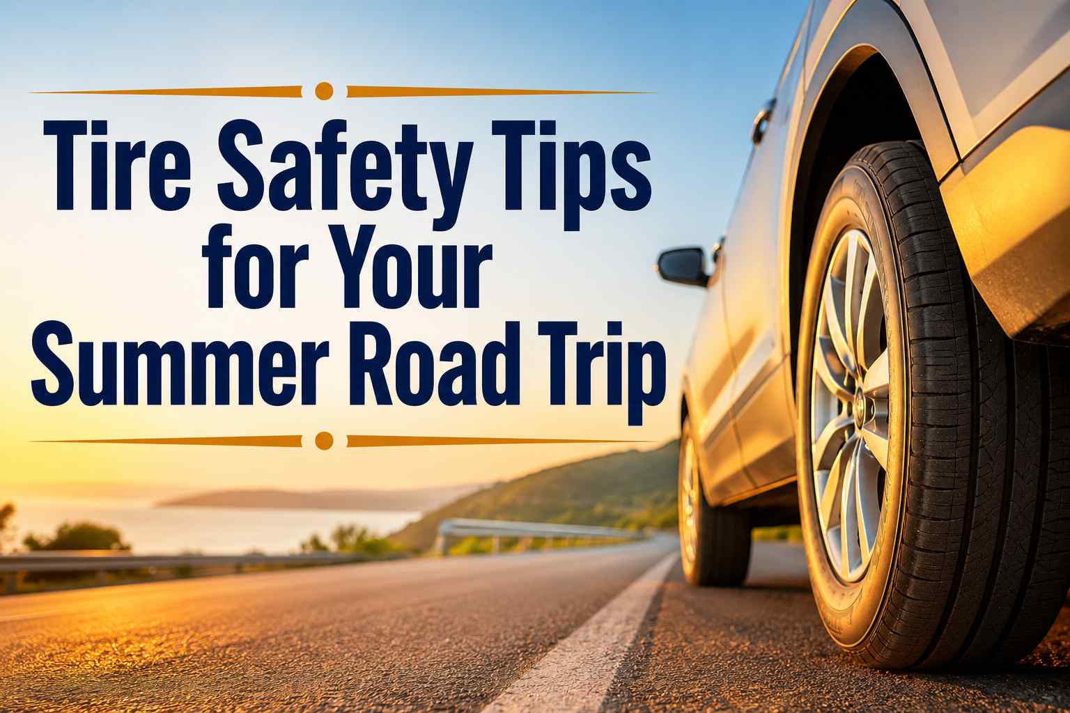 Tire Safety Tips for Your Summer Road Trip
