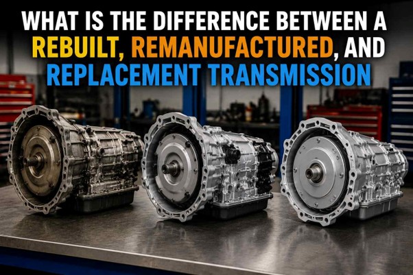 What Is the Difference Between a Rebuilt, Remanufactured, and Replacement Transmission