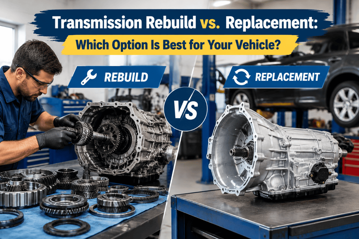 Transmission Rebuild vs. Replacement: Which Option Is Best for Your Vehicle?